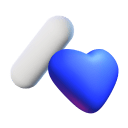 corazon azul